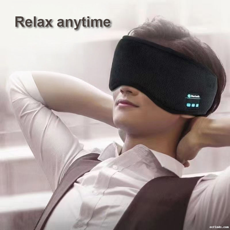 Bluetooth Music All-in-one Eye Mask , charging wireless headphones, sound proofing, sleeping full light-blocking eye Mask