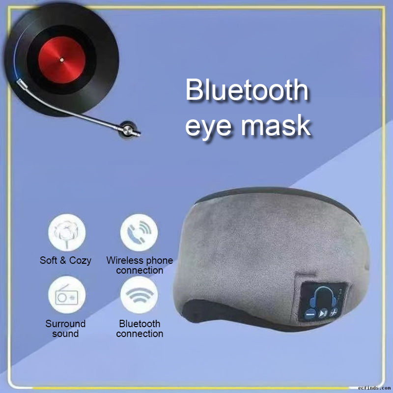 Bluetooth Music All-in-one Eye Mask , charging wireless headphones, sound proofing, sleeping full light-blocking eye Mask