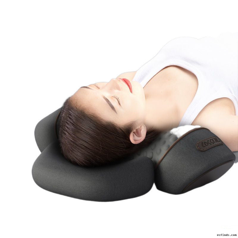 Cervical Neck Traction Massage Pillow for Protecting the cervical vertebrae, Special spinal heating compress for Deep tissue Pain relief