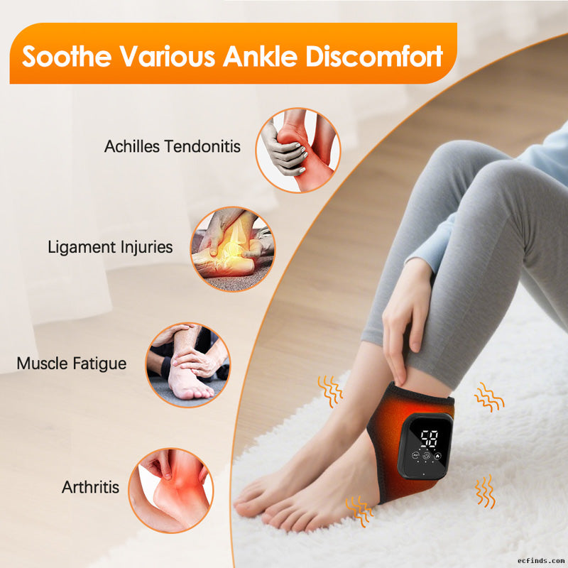 The charging model features a 5-speed hot compress and a 3-speed vibration ankle protection electric device to relax the ankle support
