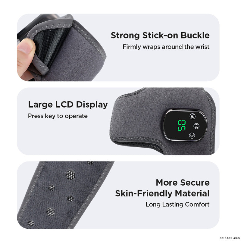 The charging model features a 5-speed hot compress and a 3-speed vibration ankle protection electric device to relax the ankle support