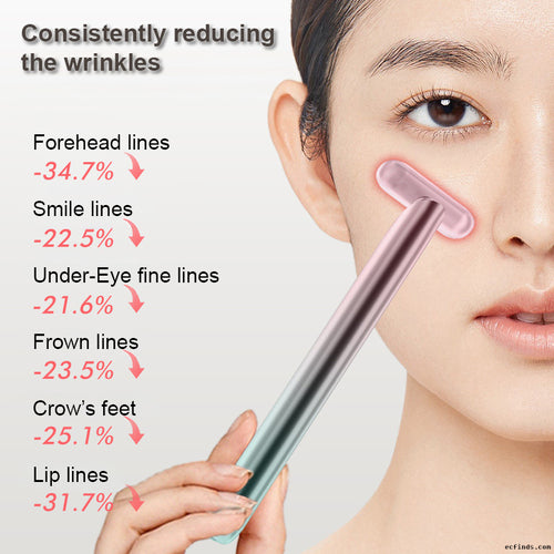 Beauty device EMS microcurrent eye care device Heating Eye cream essence Introduction device to reduce fine lines on the face