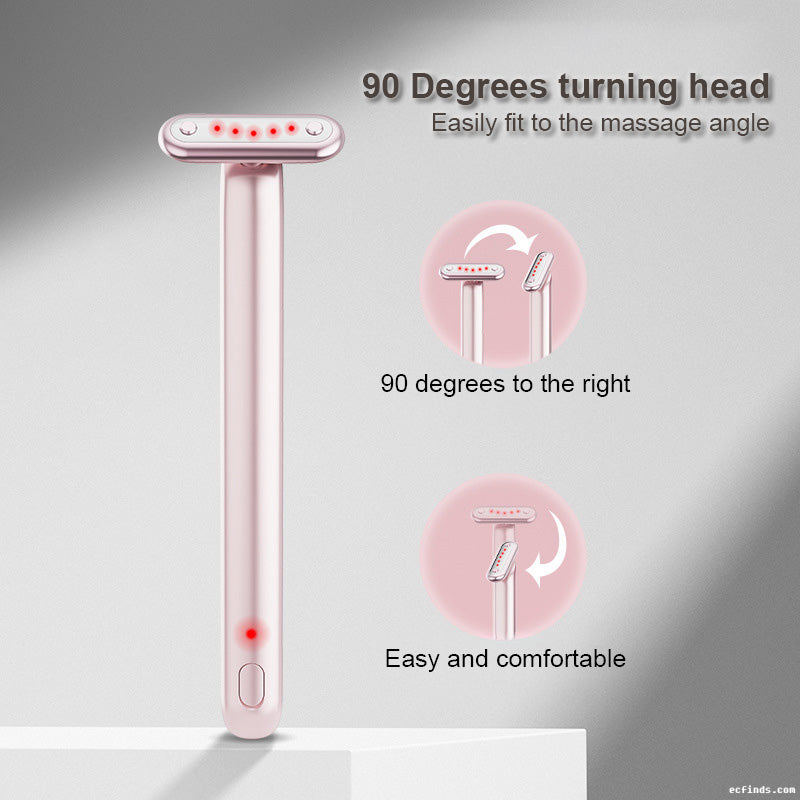 Beauty device EMS microcurrent eye care device Heating Eye cream essence Introduction device to reduce fine lines on the face